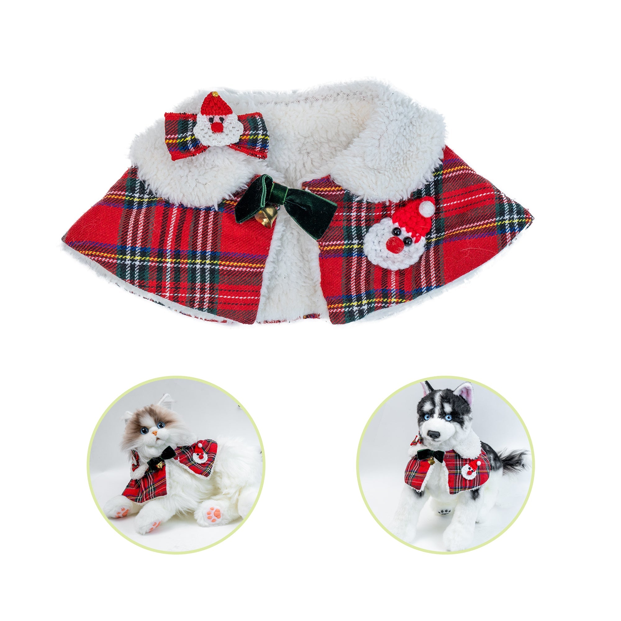 Red Santa Coat  for Cat Dog & Pet