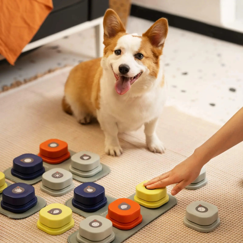 MEWOOFUN Dog Talking Buttons for Pet Communication Toy