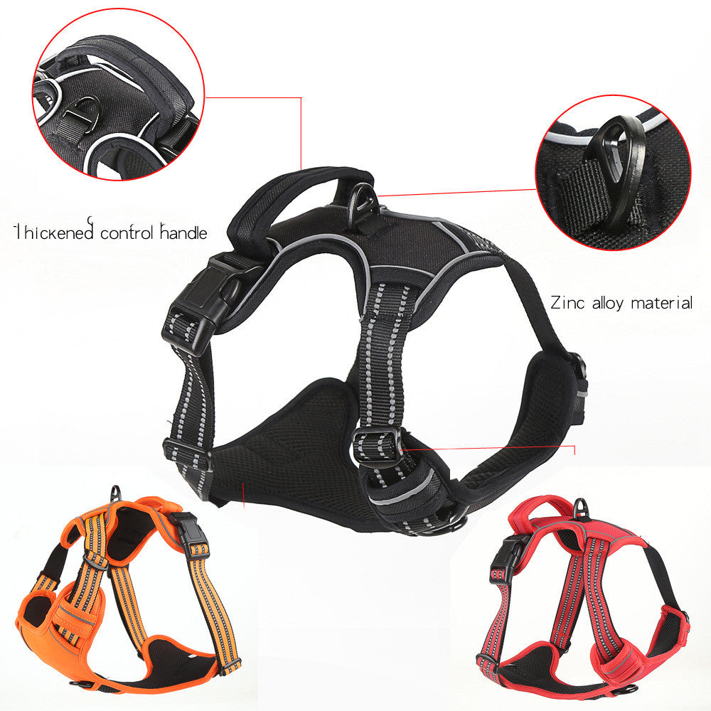 Quality Dog Harness No Pull Breathable Reflective Pet Harness Vest