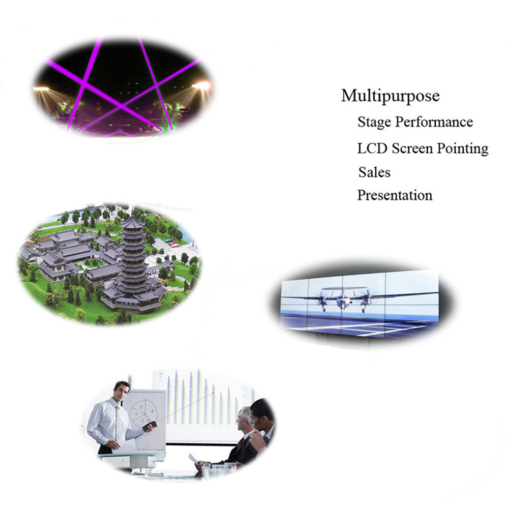 3 Packs 900Mile Laser Pointer Pen Green Blue Red Light Visible Beam