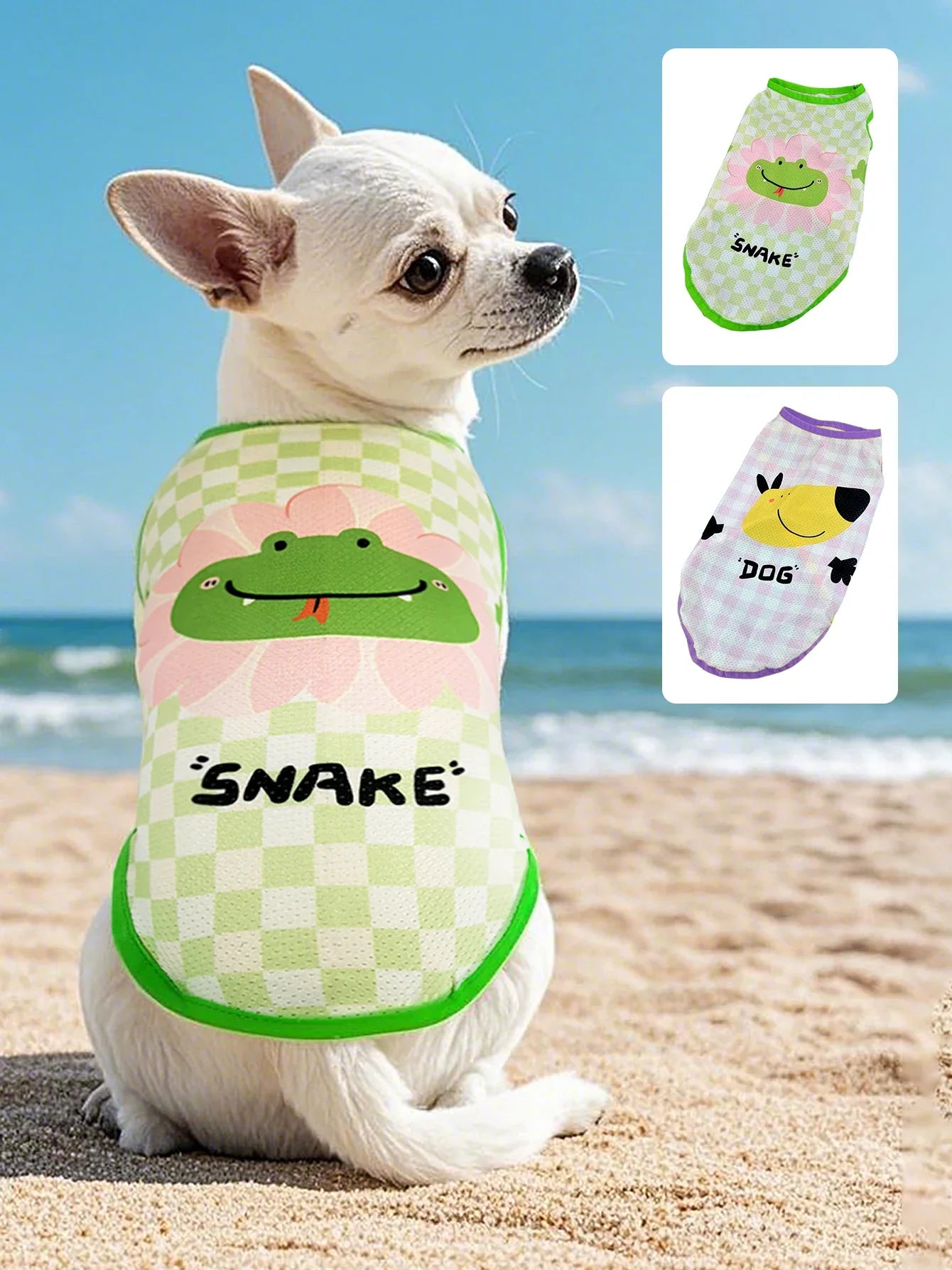 Mesh Summer Pet Vest - Anti-Shed Design