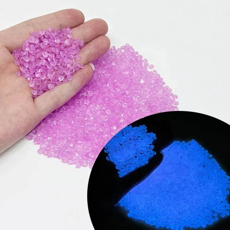Glow in the Dark Pebbles – Luminous Stones for Garden, Path, Lawn & Aquarium Decor