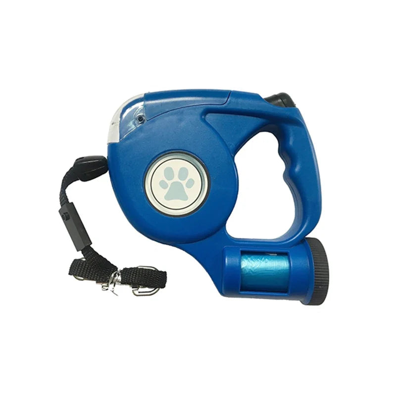 GlowGuard: LED Leash & Poop Bag Combo for Pets