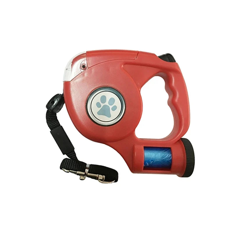 GlowGuard: LED Leash & Poop Bag Combo for Pets