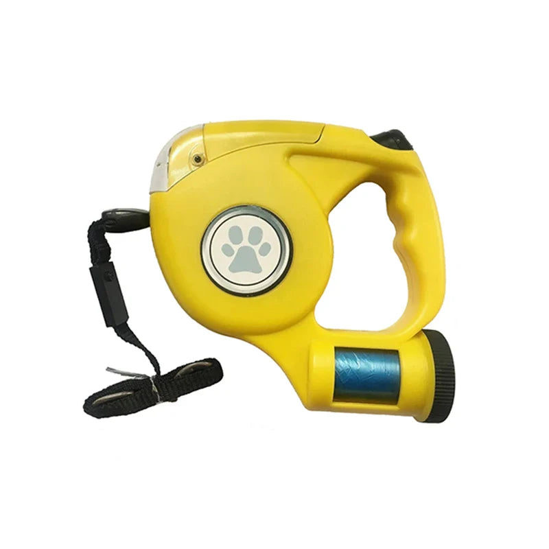 GlowGuard: LED Leash & Poop Bag Combo for Pets