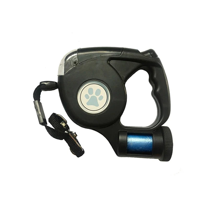 GlowGuard: LED Leash & Poop Bag Combo for Pets