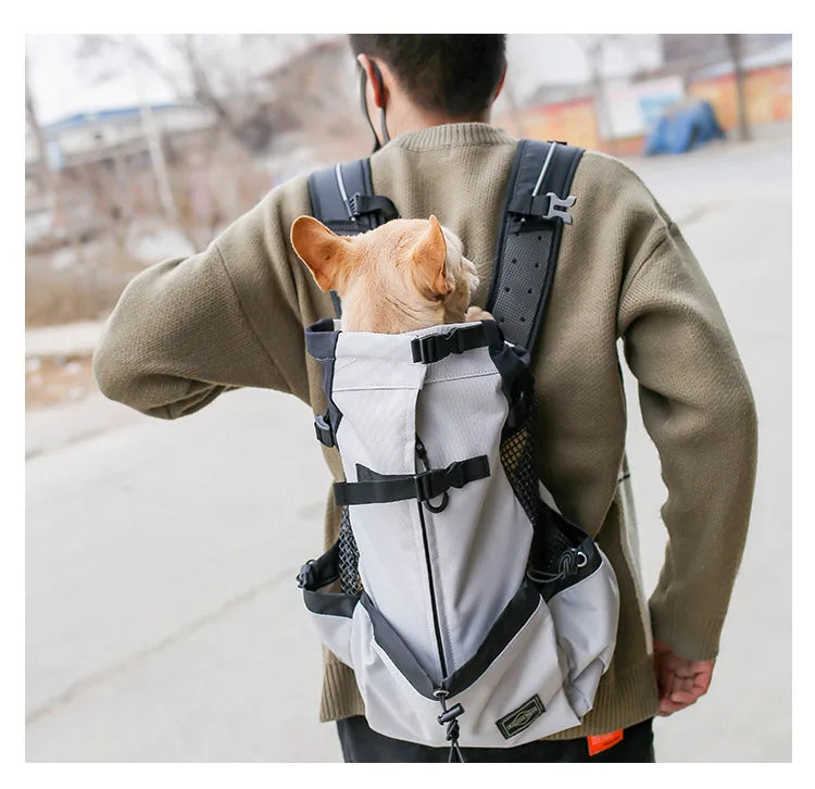 Hiking Pet Dog Carrier Travel Backpack Outdoor Ventilation Outdoor Sport Mesh