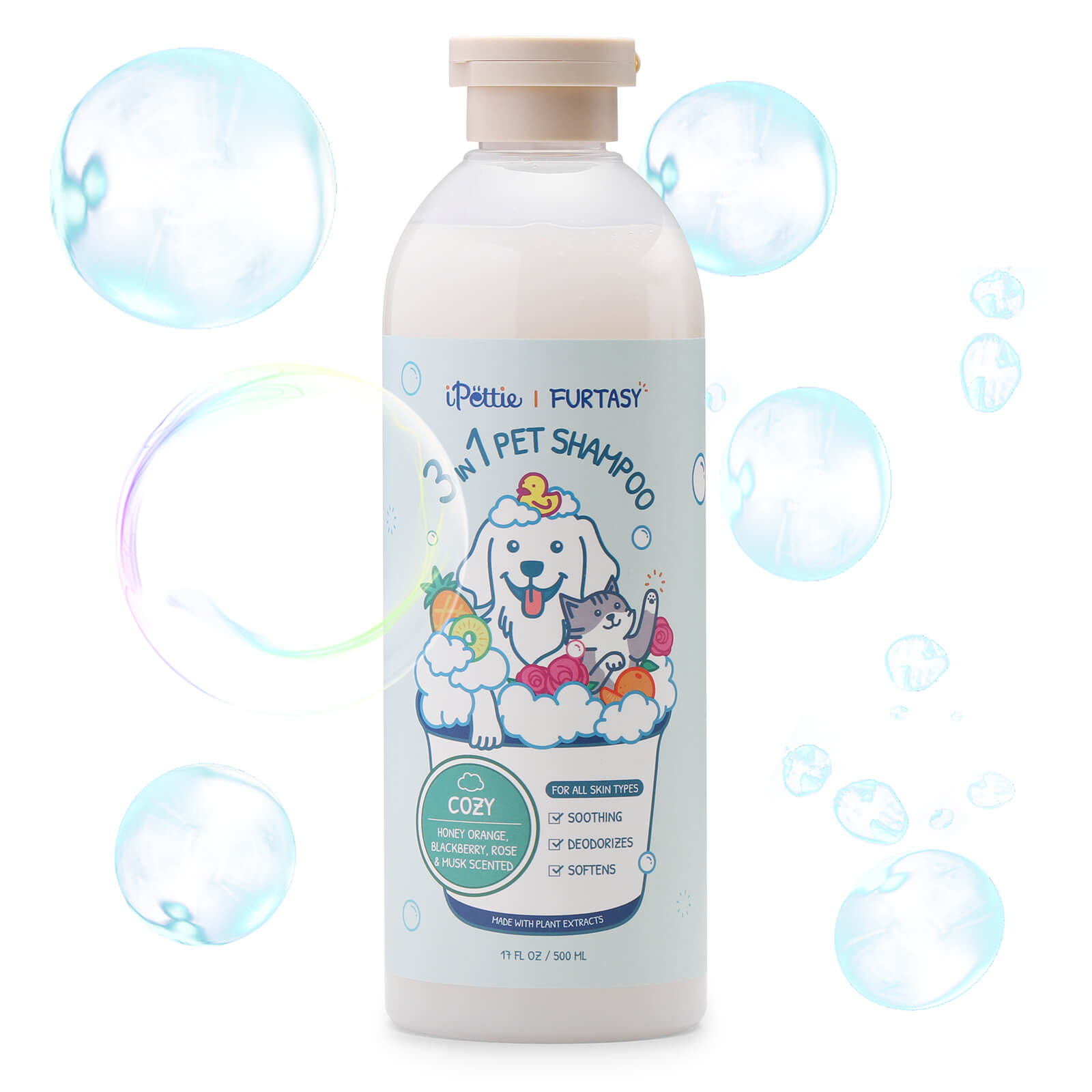 Furtasy Pet Shampoo, Sunshine & Cozy Formulas