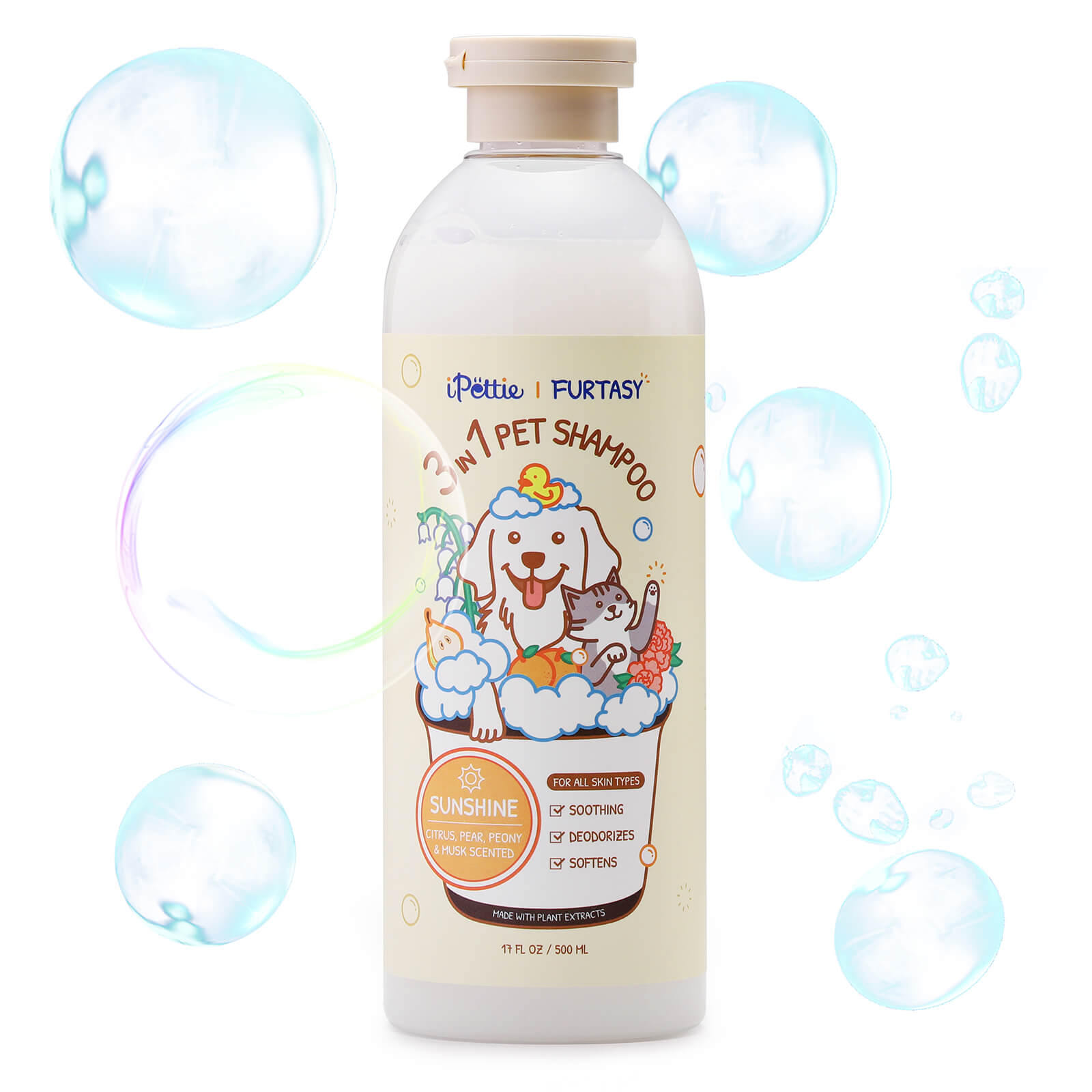 Furtasy Pet Shampoo, Sunshine & Cozy Formulas