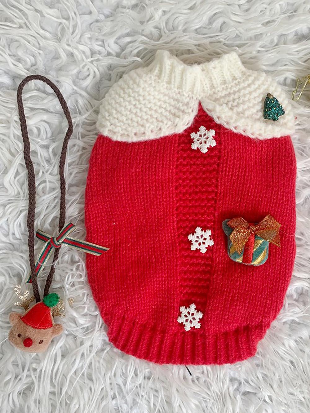 Pet Collared Christmas Sweater | NCS