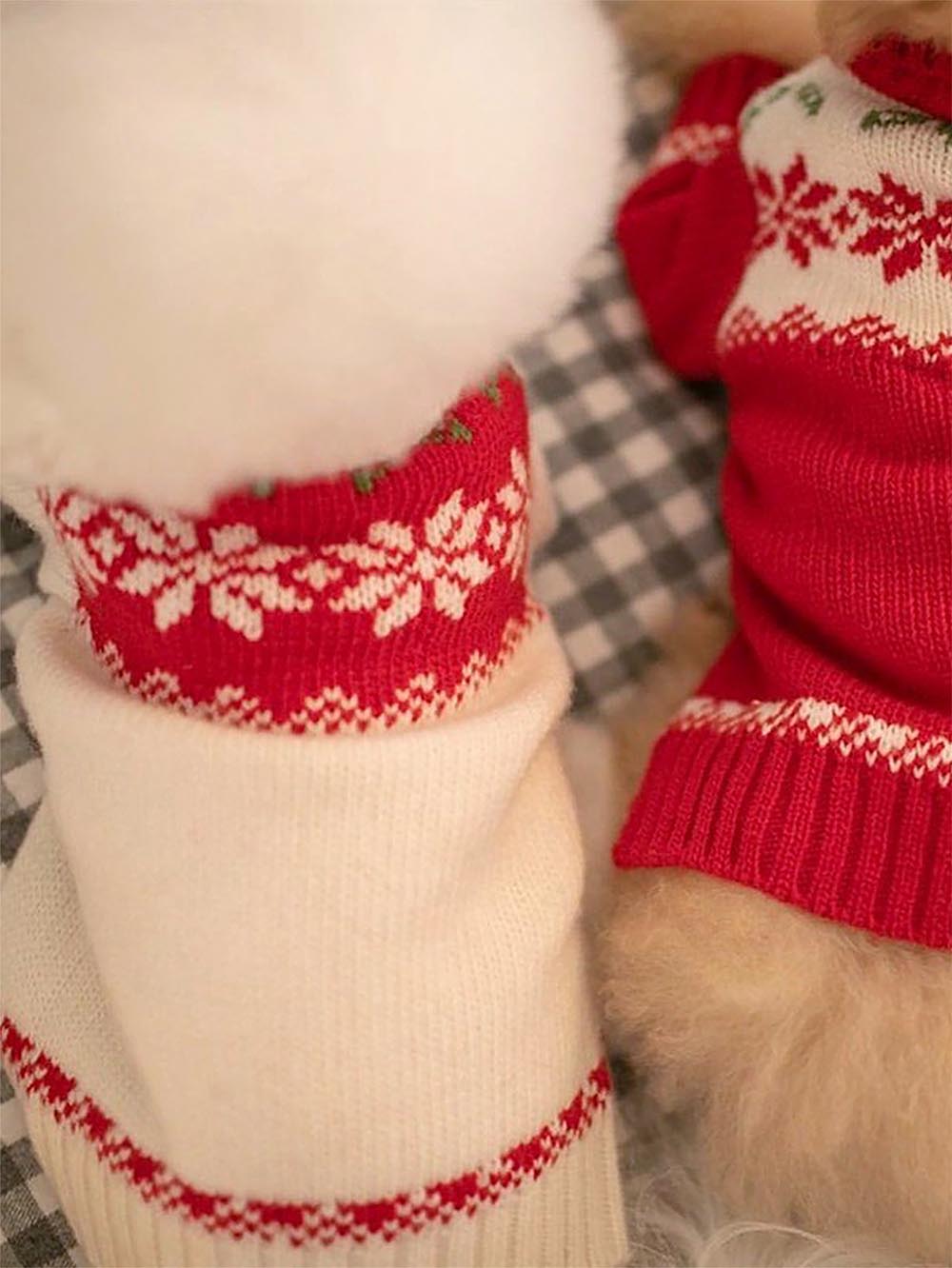 Red Pet Christmas Sweater | NCS