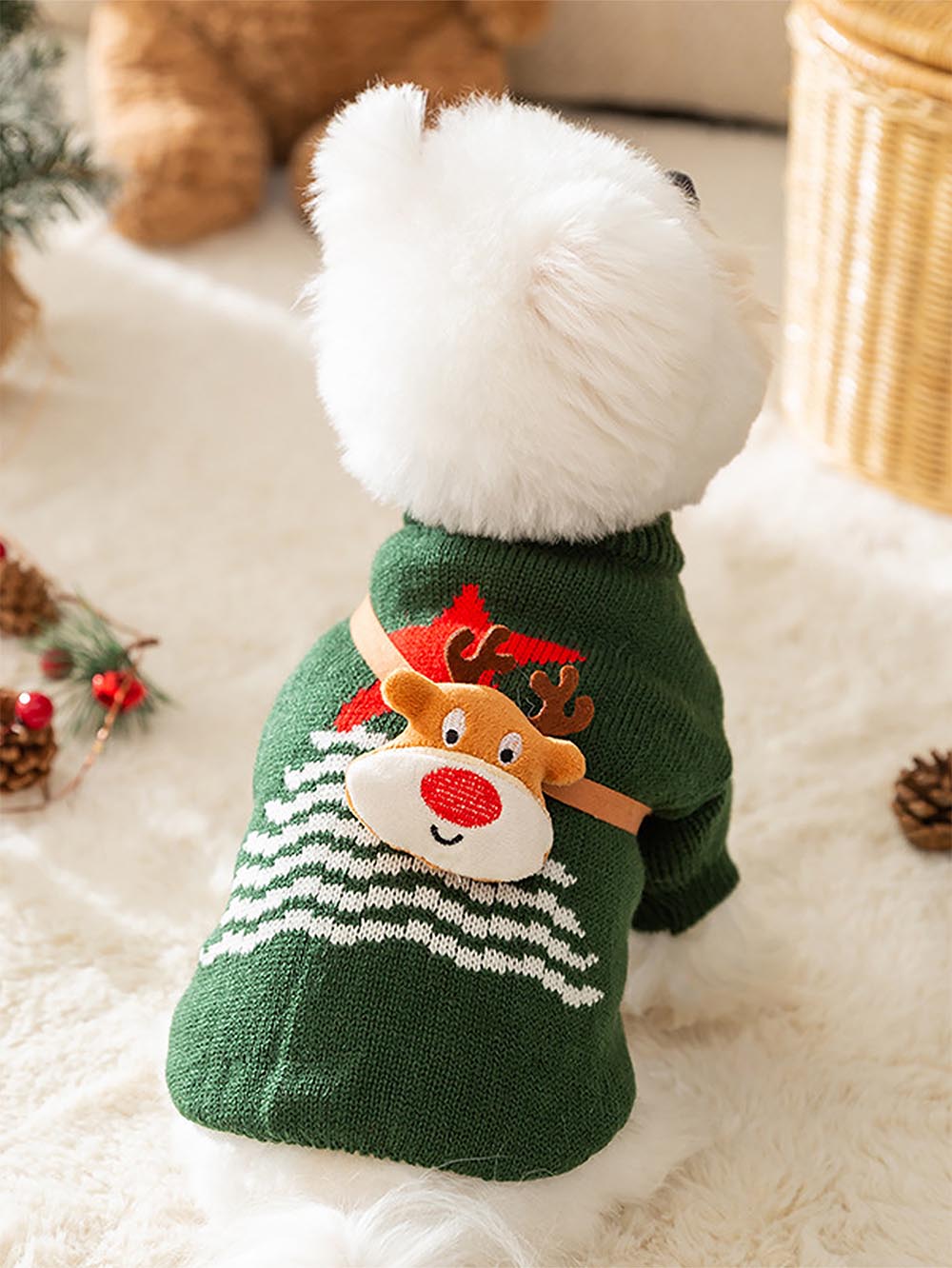 Red Pet Christmas Sweater | NCS