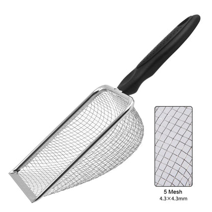 Pet Cleaning Tools Stainless Steel Feces Shovel Net Cat Litter Shovel