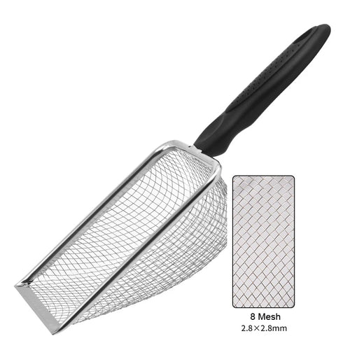 Pet Cleaning Tools Stainless Steel Feces Shovel Net Cat Litter Shovel