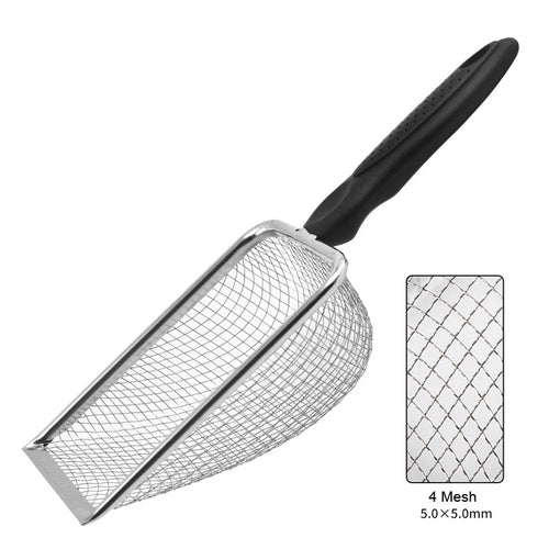 Pet Cleaning Tools Stainless Steel Feces Shovel Net Cat Litter Shovel