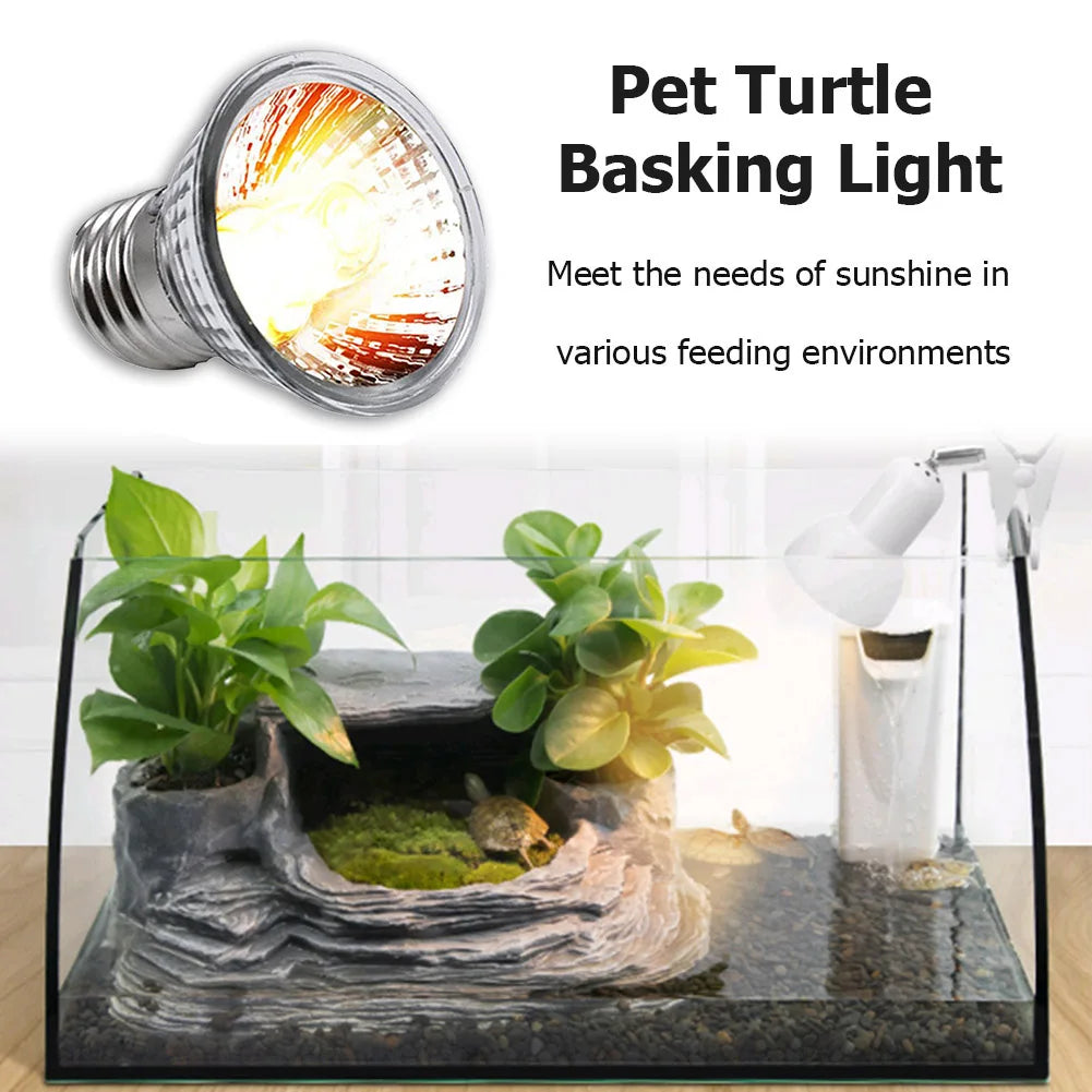 1/2/5/10PCS UVA UVB Reptile Heating Light Bulb 25/50/75W Snake Turtle