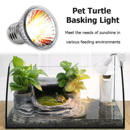 1/2/5/10PCS UVA UVB Reptile Heating Light Bulb 25/50/75W Snake Turtle