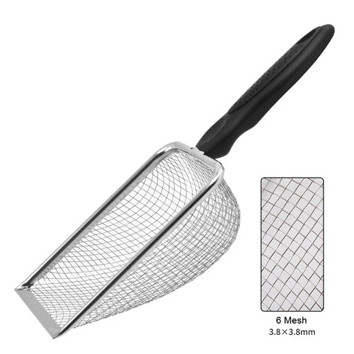 Pet Cleaning Tools Stainless Steel Feces Shovel Net Cat Litter Shovel