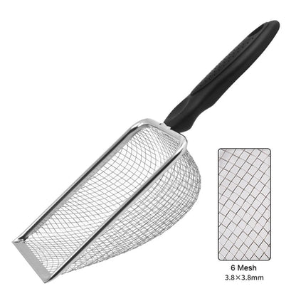 Pet Cleaning Tools Stainless Steel Feces Shovel Net Cat Litter Shovel