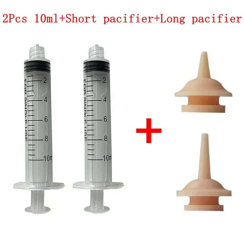 PetNurture Silicone Feeding Syringe & Nipple Set