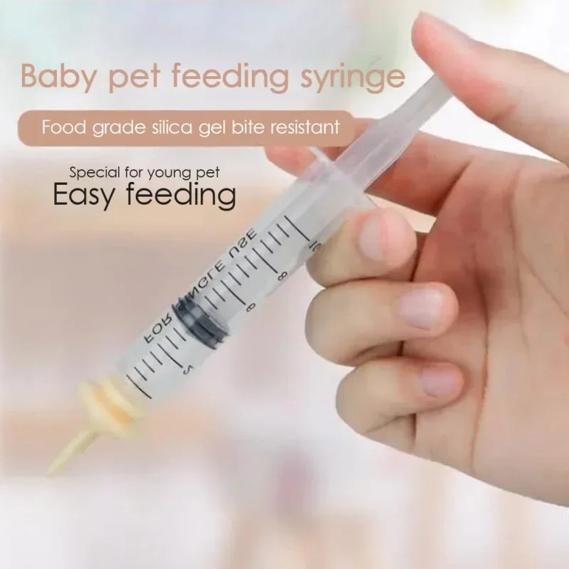 PetNurture Silicone Feeding Syringe & Nipple Set