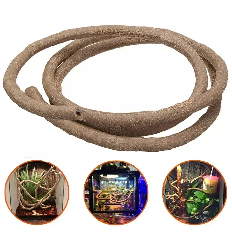 Large Flexible Vines Rattan Habitat Decoration Bendable Jungle
