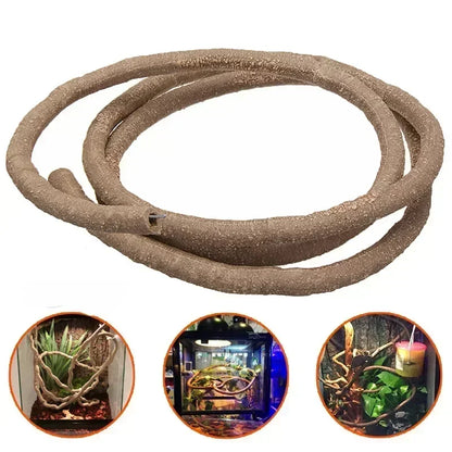 Large Flexible Vines Rattan Habitat Decoration Bendable Jungle