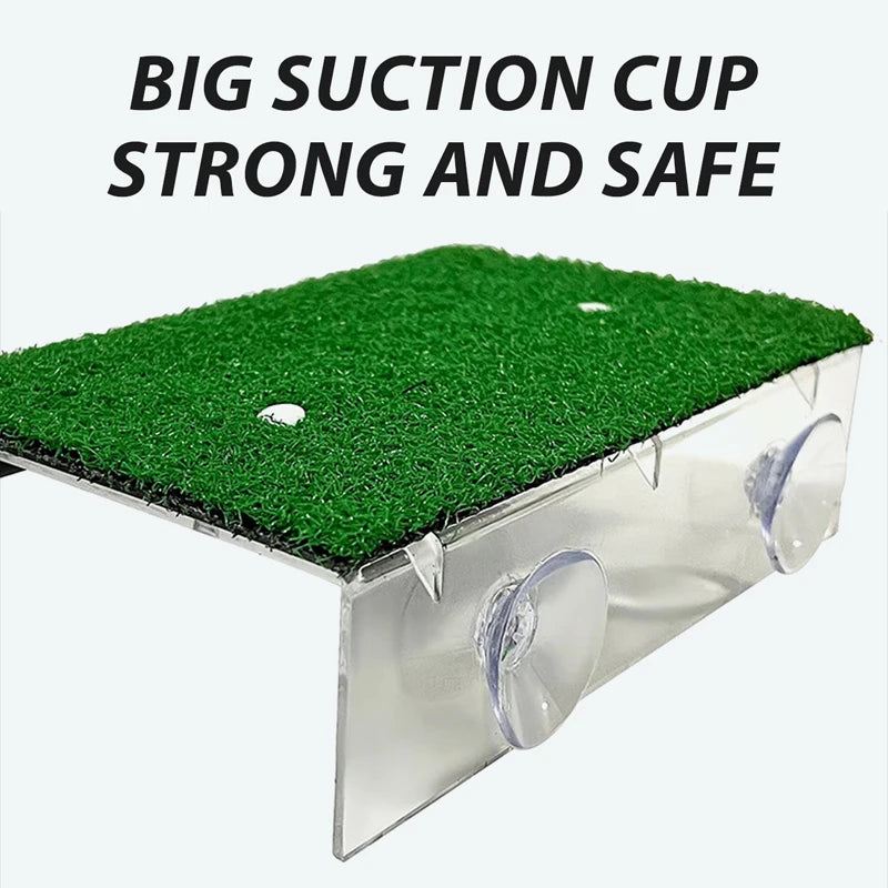 S/M/L Size Turtle Platform Float Decoration Terraces Grass Ramp