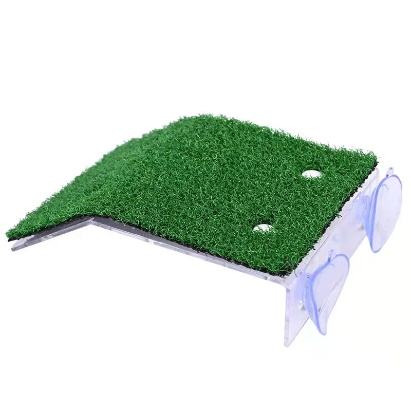 S/M/L Size Turtle Platform Float Decoration Terraces Grass Ramp