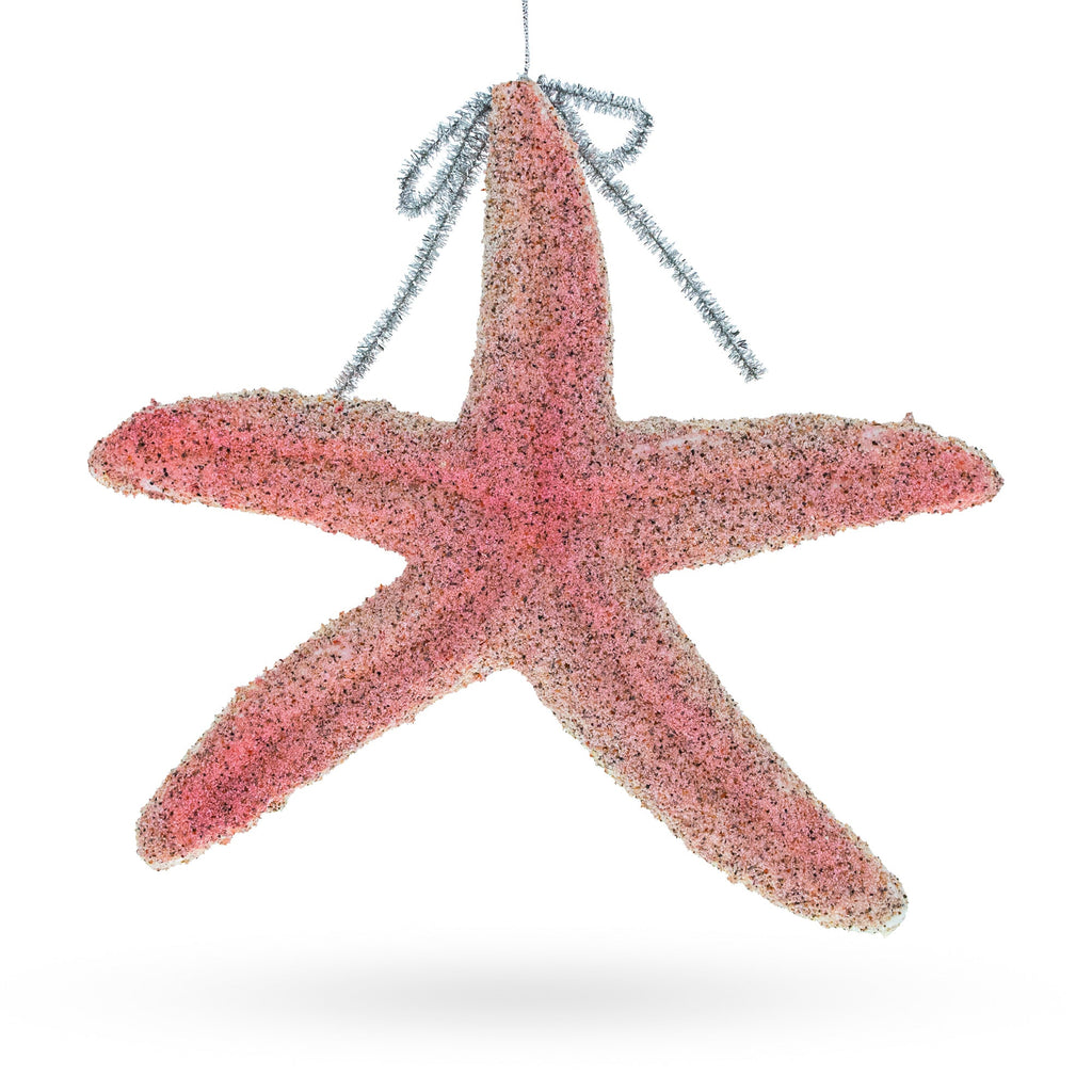 Starfish Glass Christmas Ornament