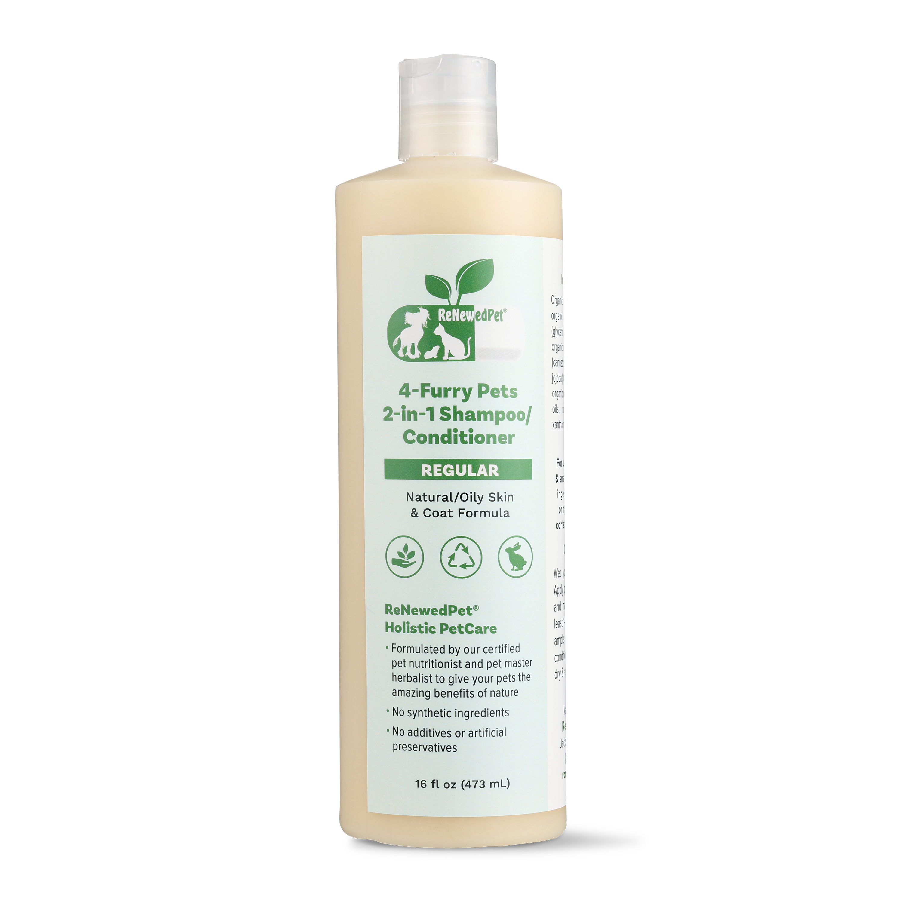 4-FURRY PETS 2-IN-1 *REGULAR SHAMPOO & CONDITIONER